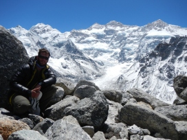 After 8.5 days of walking I finally made it to the start point for the Great Himalaya Trail, Kanchenjunga Base Camp (5143m)